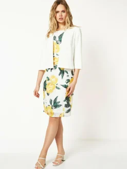 Outlet Roman 3/4 Sleeve Rochette Jacket Cream