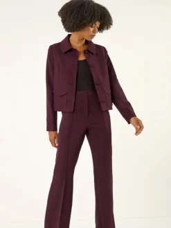 Clearance Roman Red Jet Pocket Bootleg Trousers