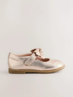 Next Bow Leather Touch Fastening Shoes^ Shoes