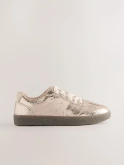 Next Rose Gold Standard Fit (F) Retro Trainers^ Sneakers