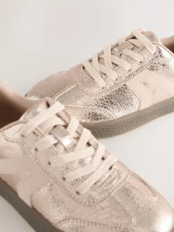 Next Rose Gold Standard Fit (F) Retro Trainers^ Sneakers