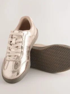 Next Rose Gold Standard Fit (F) Retro Trainers^ Sneakers