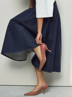 Next Forever Comfort® Leather Pointed Toe Heeled Court Shoes Rose Pink