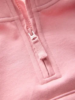 Next Rose Pink Quarter Zip Sweatshirt (3mths-7yrs)^ Sweatshirts & Hoodies|Sweatshirts & Hoodies