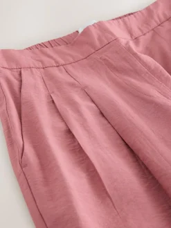 Sale Next Wide Leg Trousers With Linen Rose Pink