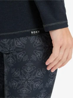 Clearance Roxy Black Climate Control Base Layer Top