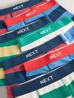 New Next Boxers Trunks 7 Pack (1.5-16yrs) Rugby Stripe