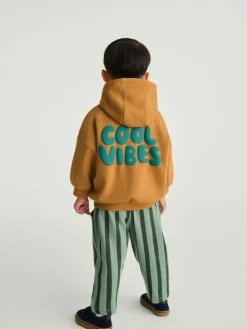 Sale Next Cool Vibes Printed Hoodie and Joggers Set (3mths-7yrs) Rust Brown