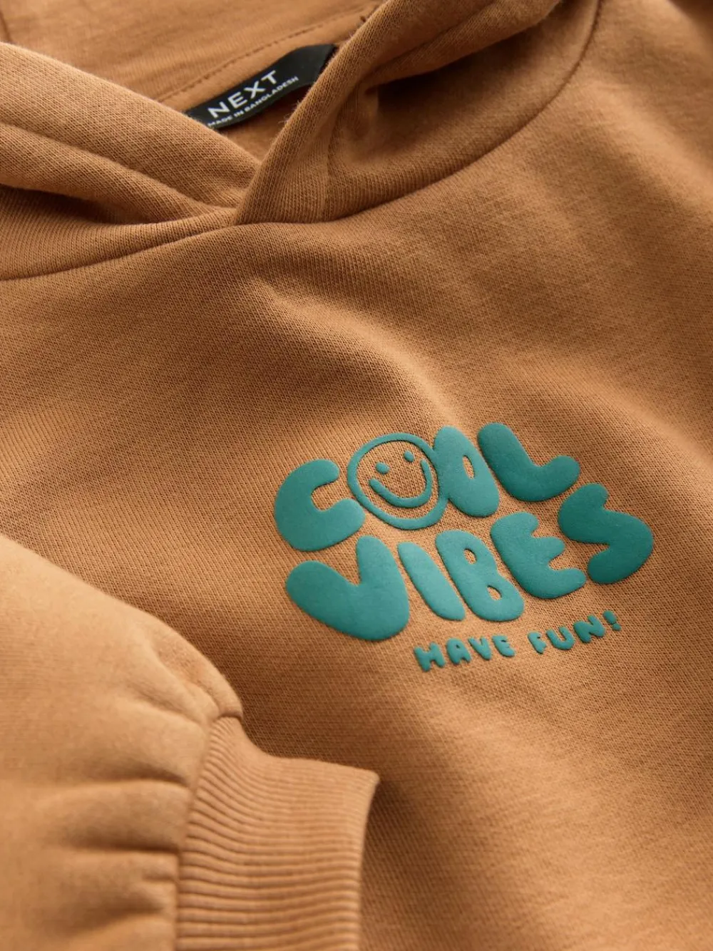 Sale Next Cool Vibes Printed Hoodie and Joggers Set (3mths-7yrs) Rust Brown