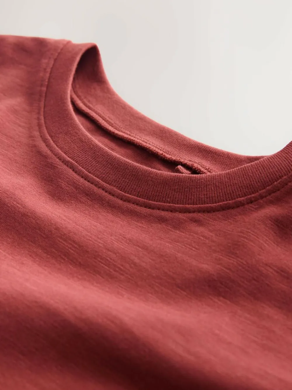 Online Next Rust Brown Short Sleeve Peplum T-Shirt (3mths-7yrs)