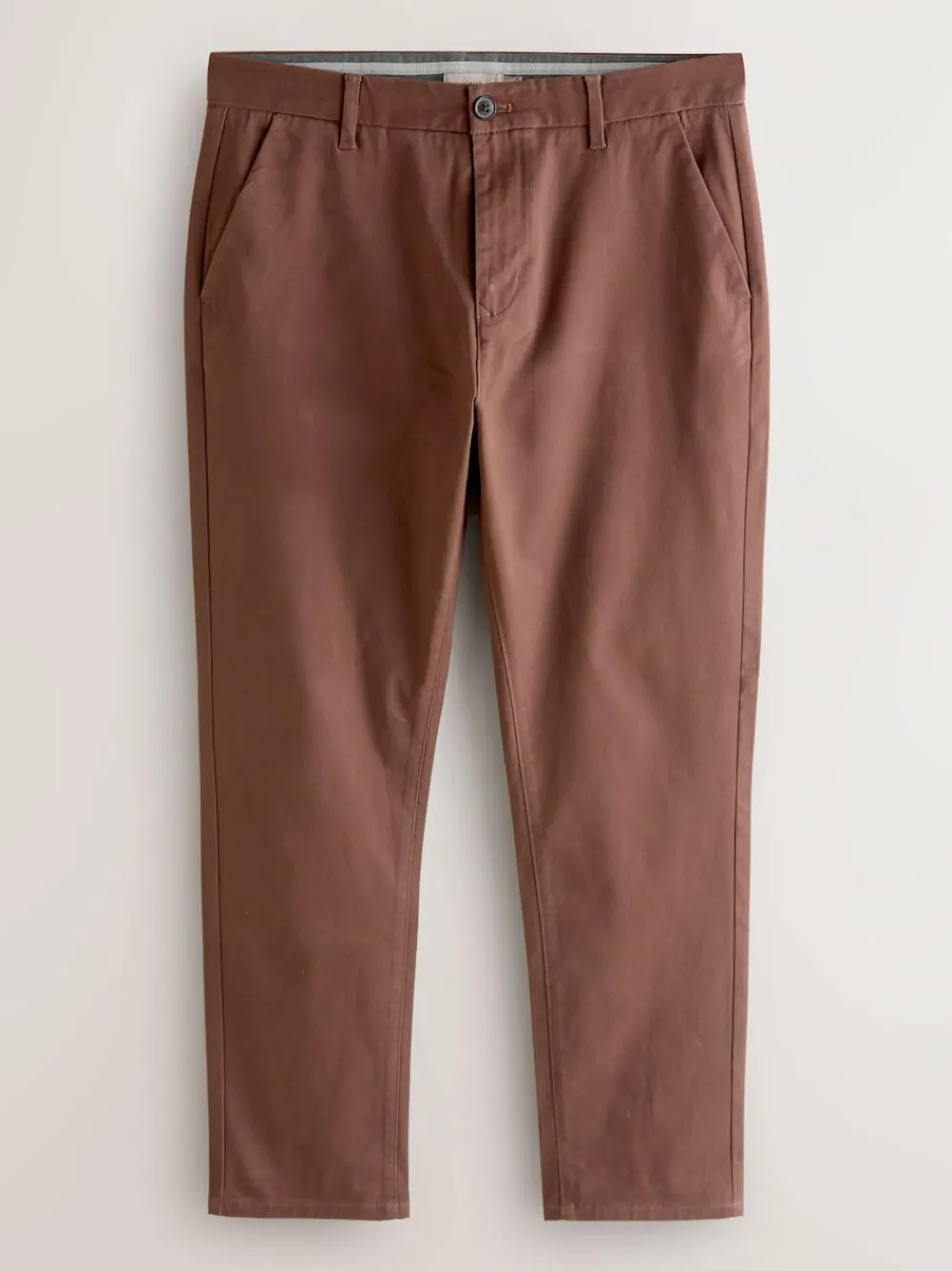Clearance Next Rust Brown Slim Fit Stretch Chinos Trousers