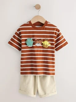Next Short Sleeve T-Shirt and Shorts Set (3mths-7yrs)^BOY Sets & Outfits|Sweatshirts & Hoodies