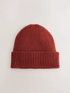 Outlet Next Rust Orange Beanie Hat