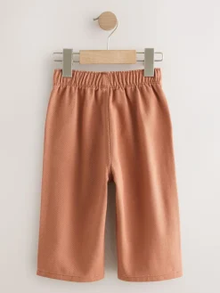 Next Rust Orange Pull On Wide Trousers (3mths-7yrs)^ Pants & Leggings