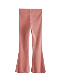 Next Rust Pink 1 Pack Rib Flare Leggings (3-16yrs)^ Pants & Leggings|Pants & Leggings