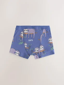 Discount Next Soft Waistband Trunks 5 Pack (1.5-16yrs) Safari Animals