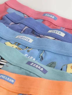 Discount Next Soft Waistband Trunks 5 Pack (1.5-16yrs) Safari Animals