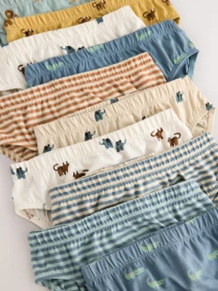 Next Briefs 10 Pack (1.5-10yrs) Safari Print