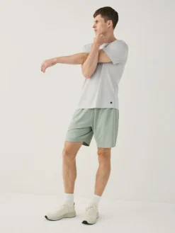 Best Next Active Gym Textured Training Shorts Sage Green