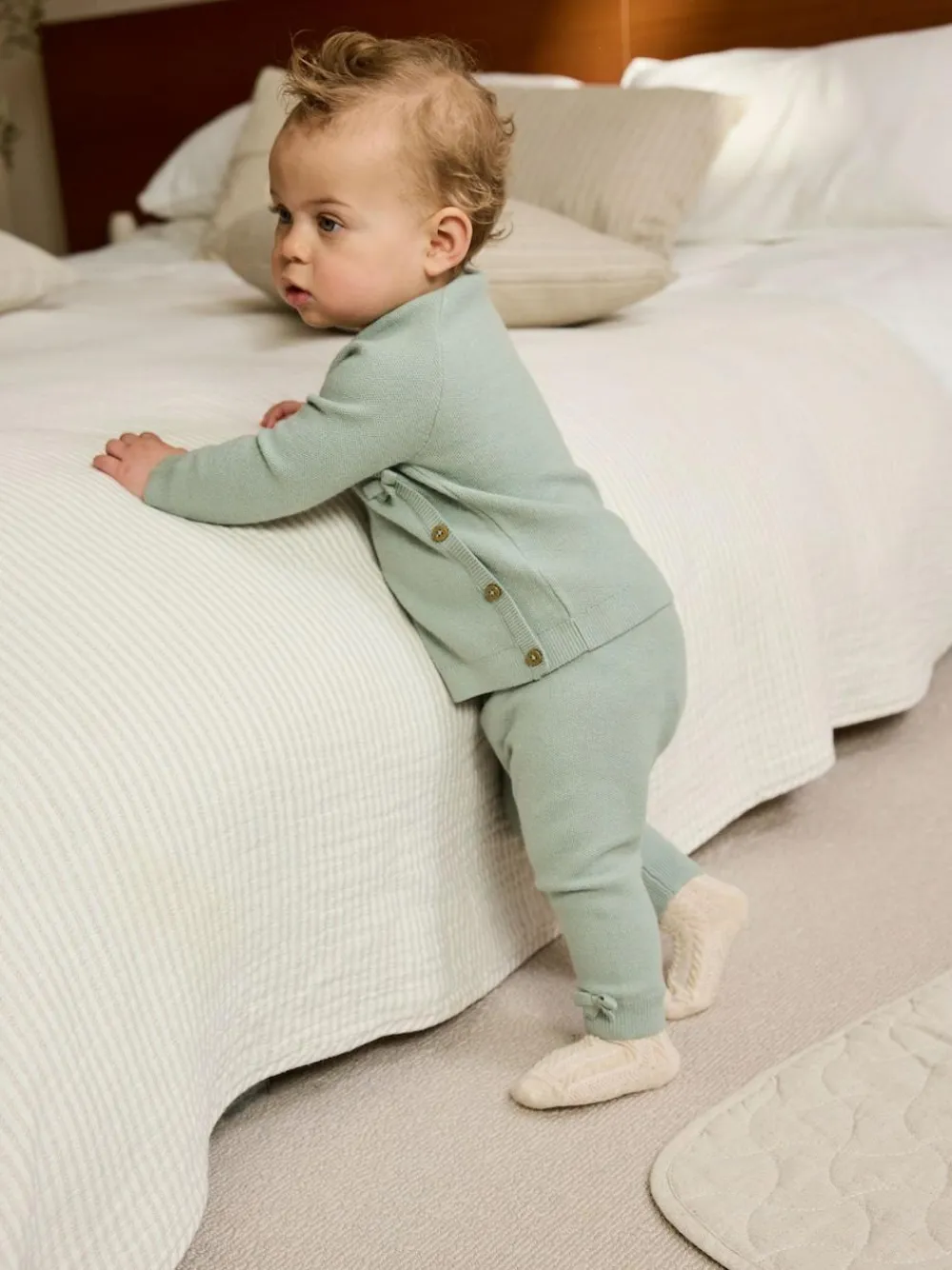 Next Baby Knitted Wrap Jumper and Leggings 2 Piece Set (0mths-2yrs)^ Baby Winter Clothing|Sets & Coords