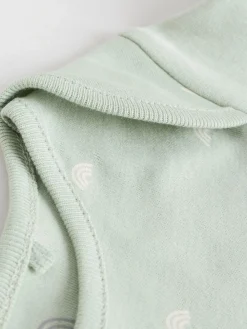 Clearance Next Baby Long Sleeve Bodysuits 5 Pack Sage Green