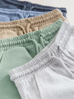 Discount Next Jersey Shorts 3 Pack (3mths-7yrs) Sage Green Blue And Grey
