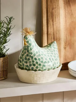 Next Ceramic Chicken Egg House^ Storage & Organisation