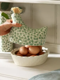 Next Ceramic Chicken Egg House^ Storage & Organisation
