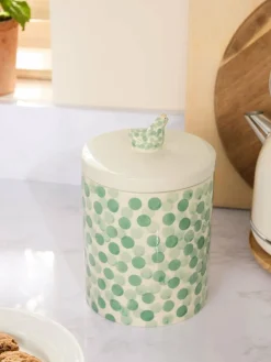 Sale Next Sage Green Chicken Ceramic Biscuit Jar