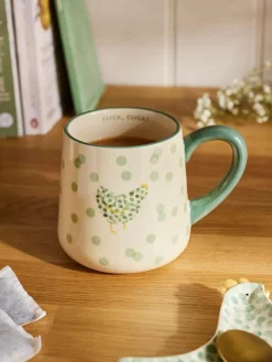 Next Sage Green Chicken Mug^ Mugs & Cups