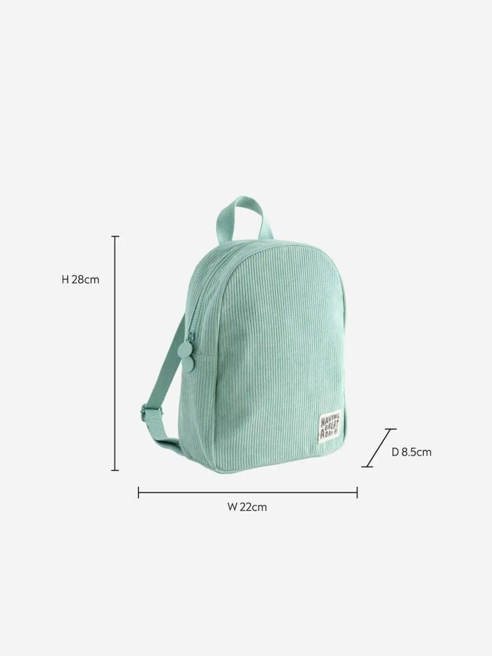 Next Sage Green Cord Small Backpack^BOY Bags|Bags