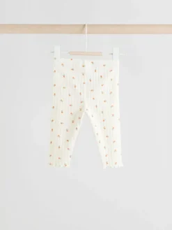 Next Sage Green/ Cream Ditsy Baby Frill Collar Sweater and Leggings 2 Piece Set (0mths-2yrs)^ Sweatshirts & Hoodies|Sets & Coords