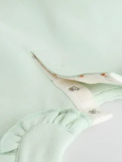 Next Sage Green/ Cream Ditsy Baby Frill Collar Sweater and Leggings 2 Piece Set (0mths-2yrs)^ Sweatshirts & Hoodies|Sets & Coords