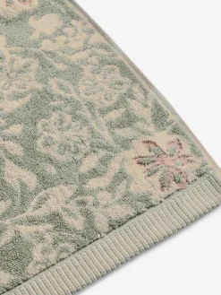 Hot Next Floral Print Towel Sage Green