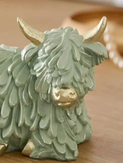 Next Sage Green Hamish The Highland Cow Ring Holder