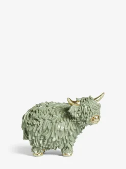 Next Sage Green Hamish The Highland Cow Small Ornament^ Ornaments