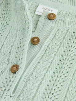 Hot Next Knitted Baby Dress (0mths-2yrs) Sage Green