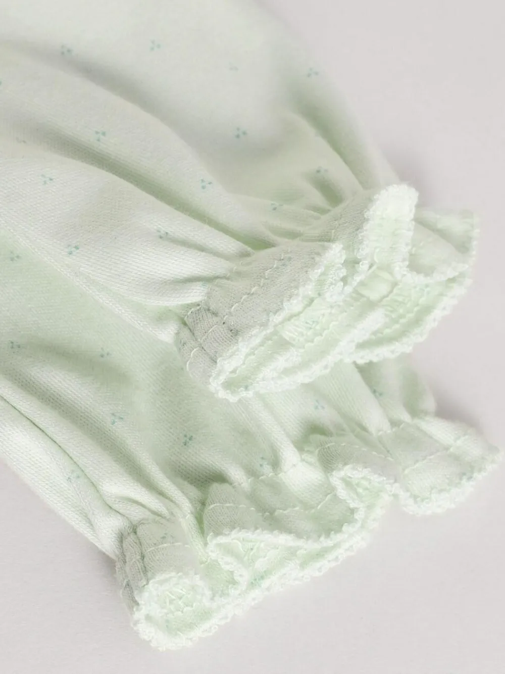 Best Next Family Baby Sleepsuit (0-2yrs) Sage Green Little Sister