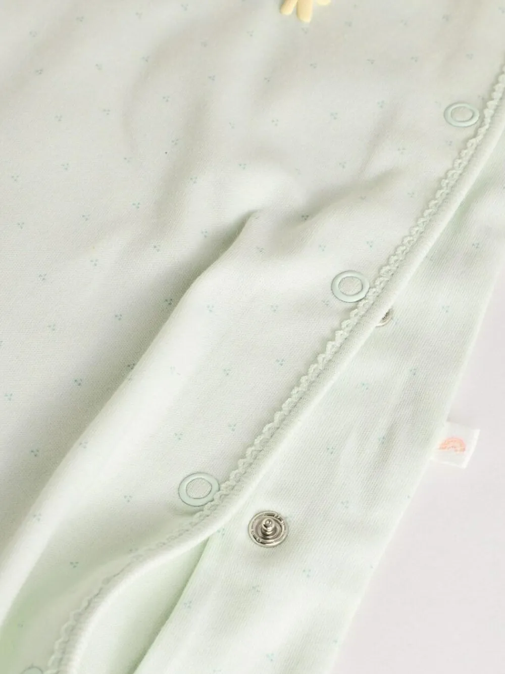 Best Next Family Baby Sleepsuit (0-2yrs) Sage Green Little Sister
