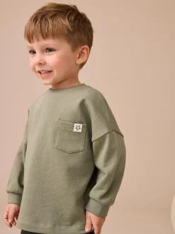 Outlet Next Long Sleeve Top and Leggings Set (3mths-7yrs) Sage Green