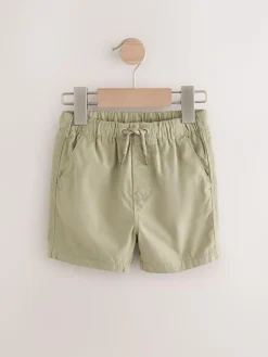 Next Sage Green Pull On Shorts (3mths-7yrs)^BOY Shorts|Shorts