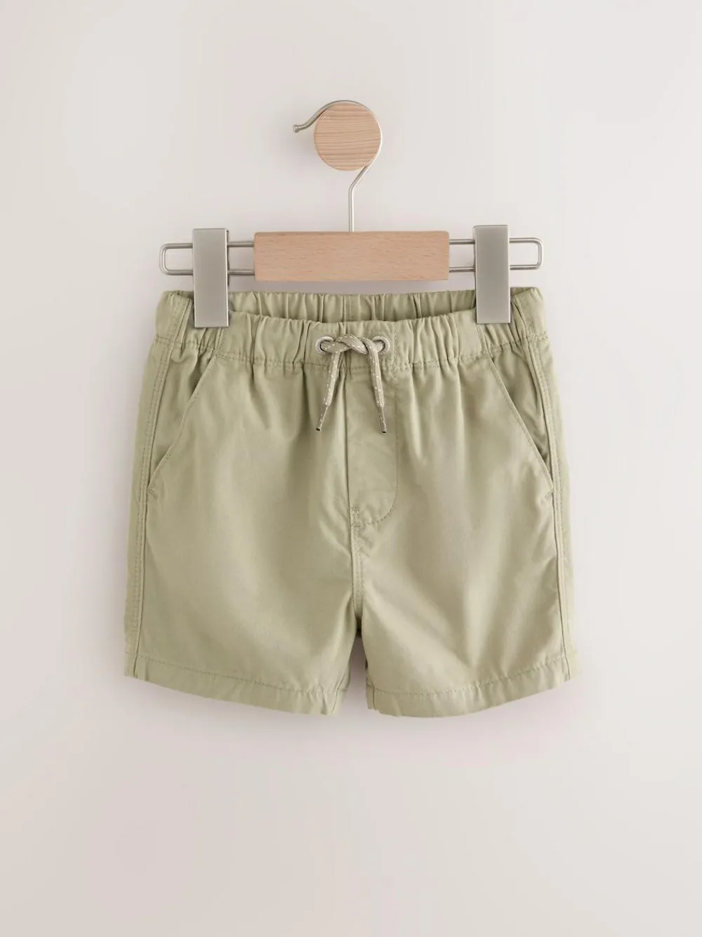 Next Sage Green Pull On Shorts (3mths-7yrs)^BOY Shorts|Shorts