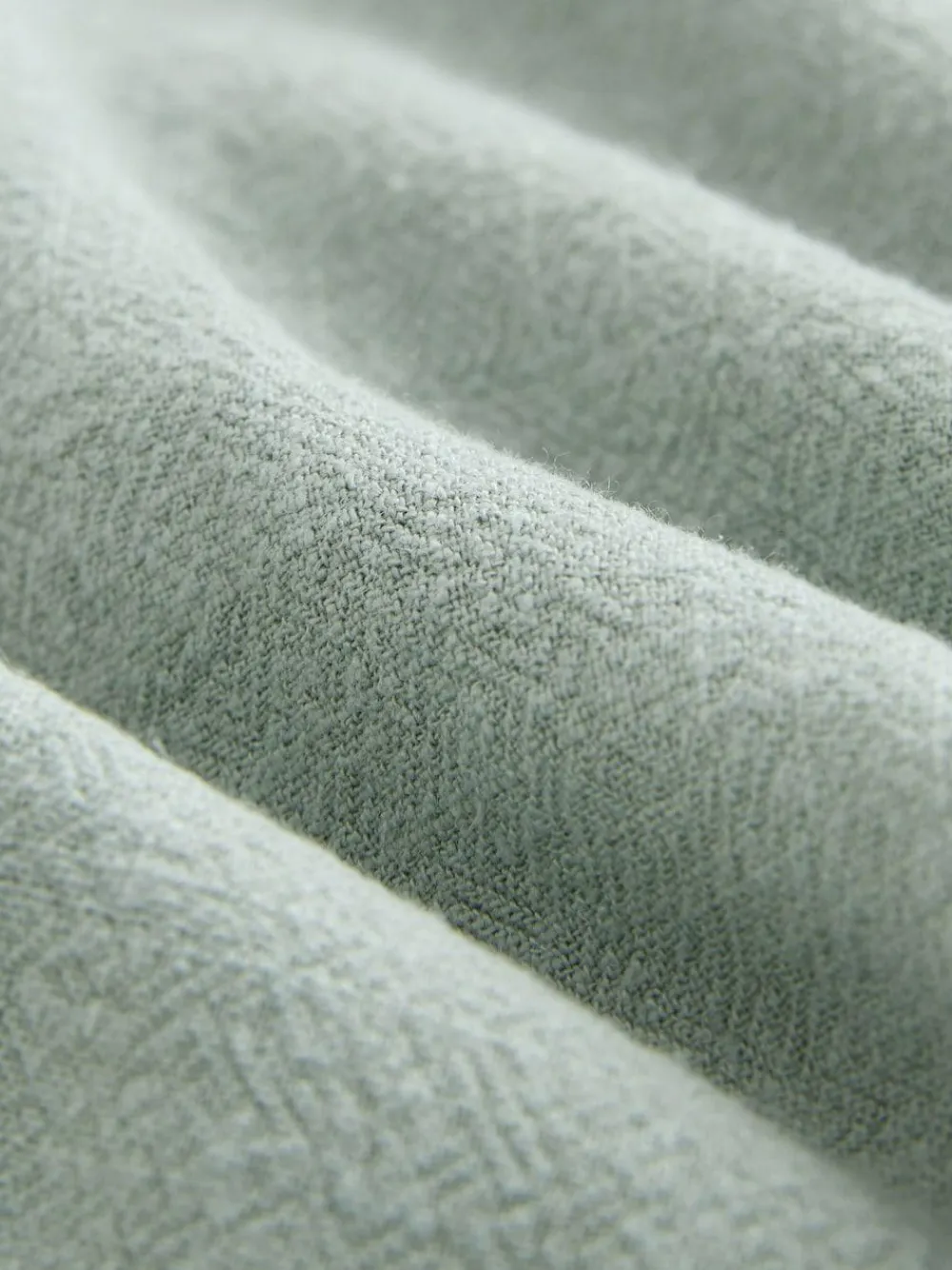 New Next Short Sleeves Linen Blend Revere Collar Shirt (3mths-7yrs) Sage Green