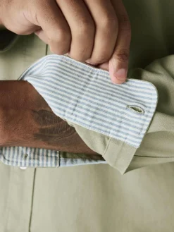 Next Sage Green Slim Fit Long Sleeve Oxford Shirt^ Shirts