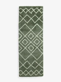 Next Sage Green Smart Global Berber Runner^ Rugs & Runners
