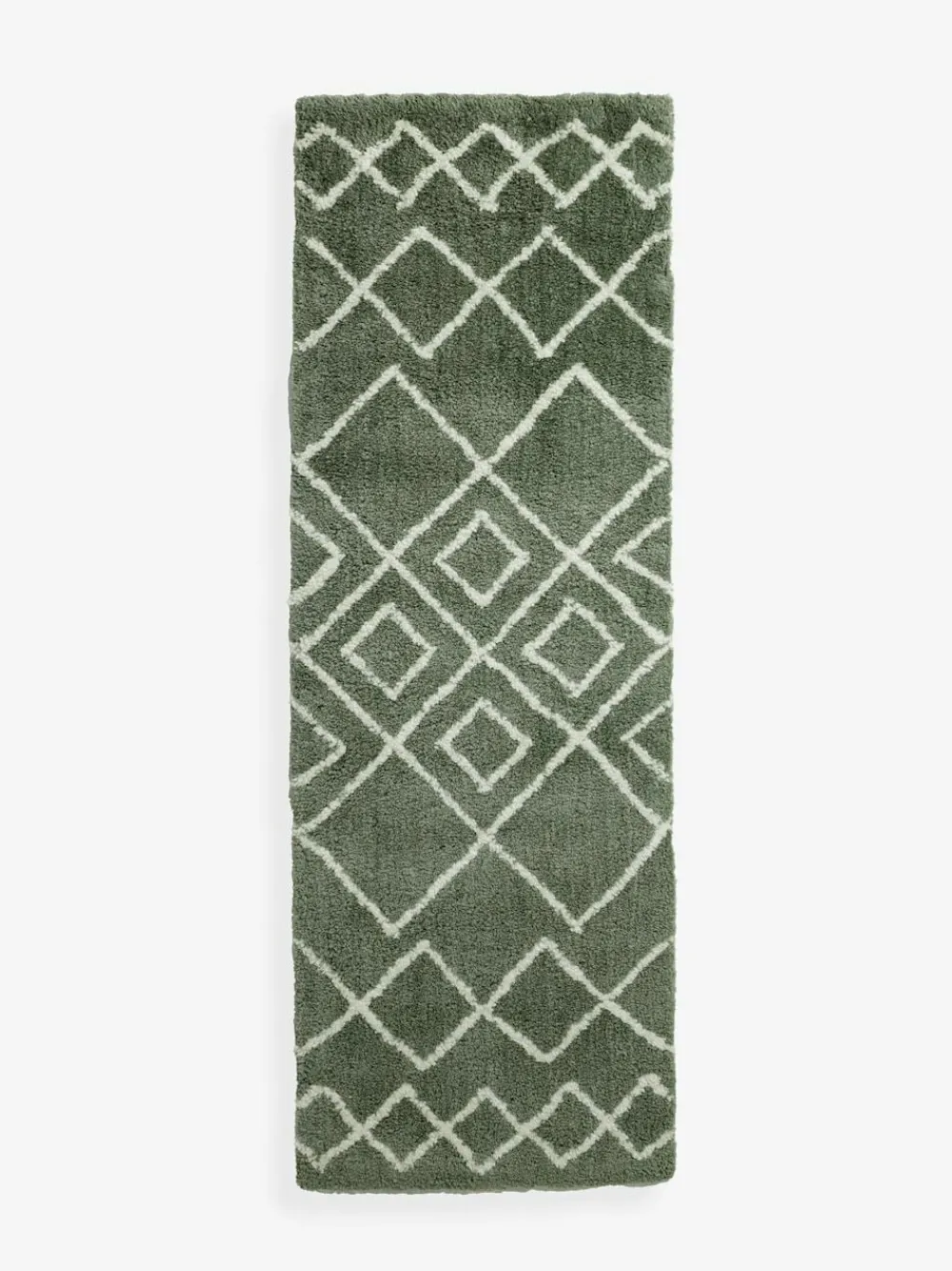 Next Sage Green Smart Global Berber Runner^ Rugs & Runners