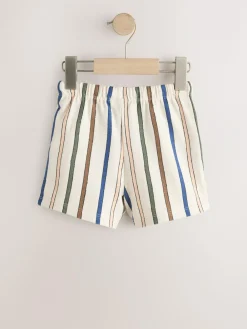 Next Textured Shorts 3 Pack (3mths-7yrs)^BOY Shorts|Shorts
