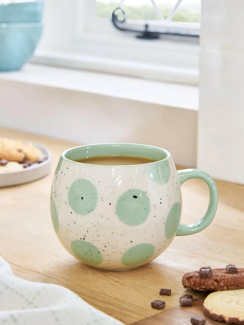 Next Sage Green Speckle Spot Mug^ Mugs & Cups