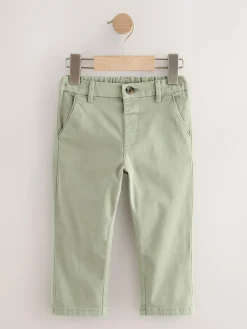 Next Sage Green Stretch Chino Trousers (3mths-7yrs)^BOY Pants & Leggings|Joggers