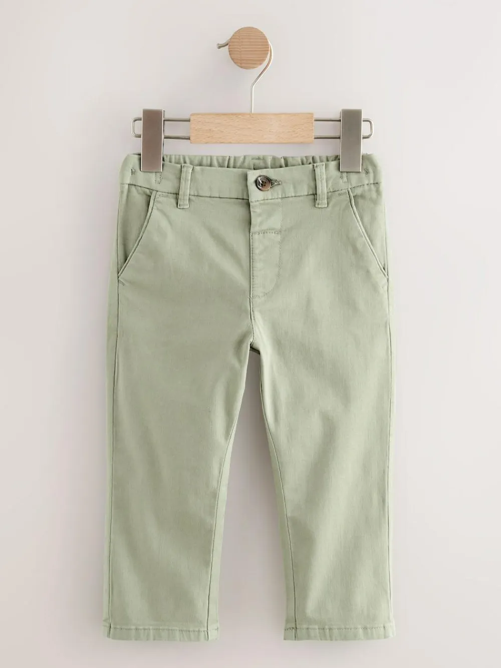 Next Sage Green Stretch Chino Trousers (3mths-7yrs)^BOY Pants & Leggings|Joggers
